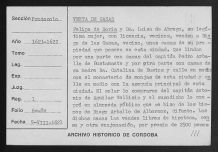 felipe de soria vende a diego de las casas